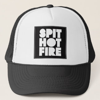 Spucken-heißer Feuerhut Truckerkappe