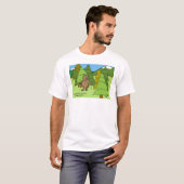 Spuckt ein Bär im Holz? T-Shirt (Vorne ganz)