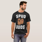Spud Buds Funny Potato T - Shirt Friend Team Veget (Vorne ganz)