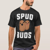 Spud Buds Funny Potato T-Shirt Friend Team Vegetab (Vorderseite)