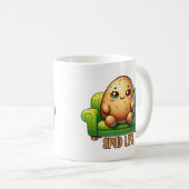Spud Life, Couch Potato Kaffeetasse (VorderseiteRechts)