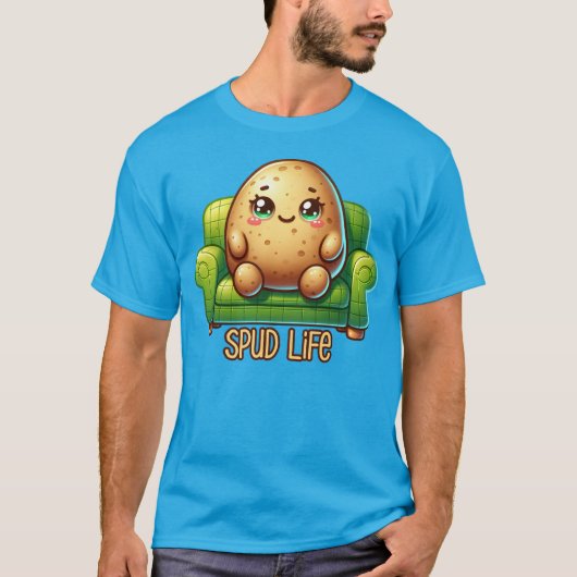 Spud Life, Couch Potato T-Shirt (Vorderseite)