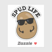 Spud Life Funny Potato Pub Aufkleber (Blatt)