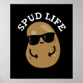 Spud Life Funny Potato Puppe Dark BG Poster (Vorne)