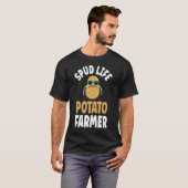 Spud Life Potato Bauer Potato Ernte Saison Spuu T-Shirt (Vorne ganz)