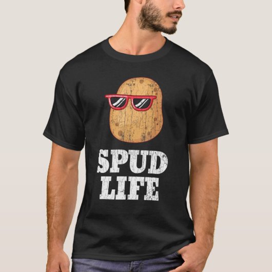Spud Life Potato Kartoffeln Gemüse Chips Graphi T-Shirt (Vorderseite)