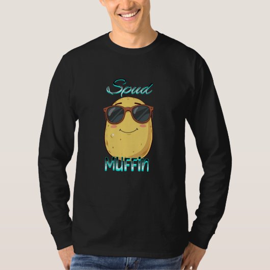 Spud Muffin, Funny Potato Puff T-Shirt (Vorderseite)