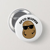 Spud Muffin Niedlich Potato Puppe Button (Vorne & Hinten)