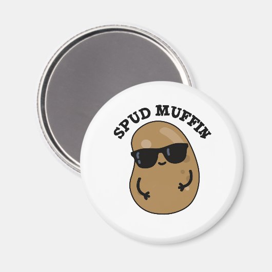 Spud Muffin Niedlich Potato Puppe Magnet (Vorderseite/Rückseite)