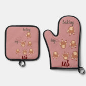 : Spud-Tastic Potato Oven Mitt Ofenhandschuh & Topflappen-Set (Vorderseite)