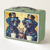 Spudey & Pamcen & Goldish Caty Metall Brotdose (Vorderseite)