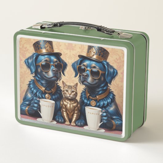 Spudey & Pamcen & Goldish Caty Metall Brotdose (Rückseite)