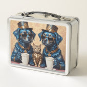 Spudey & Pamcen & Goldish Caty Metall Brotdose (Rückseite)