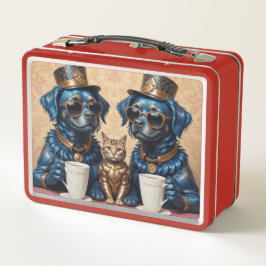 Spudey & Pamcen & Goldish Caty Metall Brotdose