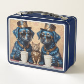 Spudey & Pamcen & Goldish Caty Metall Brotdose (Rückseite)