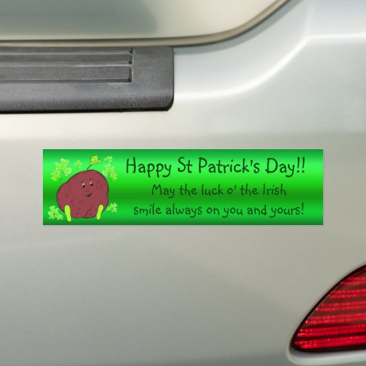 Spudman Paddy St Patrick's Day Autoaufkleber (Auf Auto)