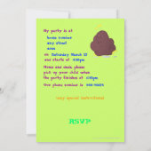 Spudman Yeehaw! Party lädt ein! Einladung (Rückseite)