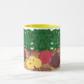 Spudpeeps in der Kartoffel-Flecken-Tasse Tasse (Zentrum)