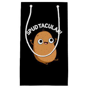 Spudtacular Funny Potato Pub Dark BG Kleine Geschenktüte