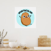 Spudtacular Funny Potato Pub Poster (Küche)