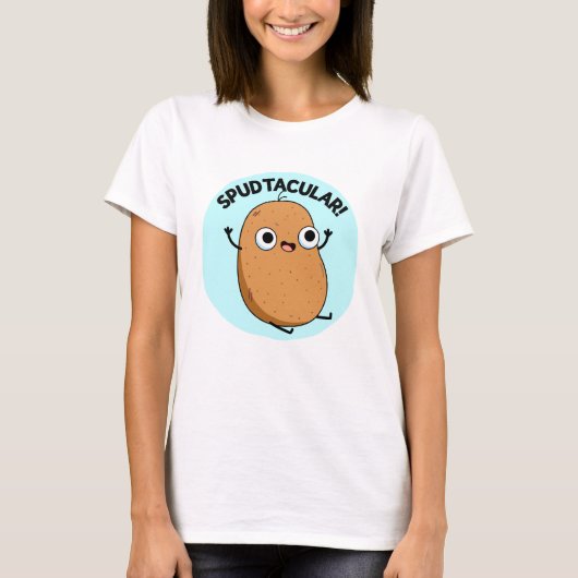 Spudtacular Funny Potato Pub T-Shirt (Vorderseite)