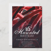 Spuk 16 sechzehnte Geburtstagspartei Einladung (Vorderseite)
