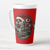 Spuk Albträume Halloween Milchtasse (Linke Ecke)