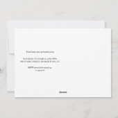 Spuk antikes Haus, Halloween-Einladung Feiertagskarte (Rückseite)