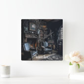 Spuk Archive Quadratische Wanduhr (Zuhause)