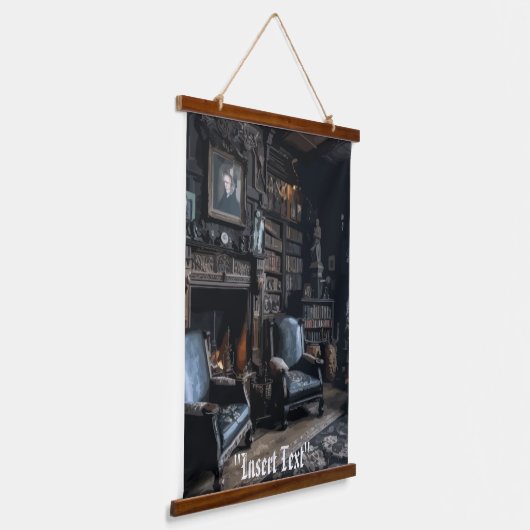 Spuk Archive Wandteppich Mit Holzrahmen (Gewinkelt)