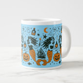 Spuk Atlantis: Eine versunkene Stadt mit geistreic Jumbo-Tasse (Vorderseite Rechts)