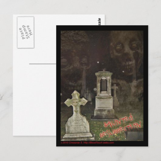 SPUK AUFRECHTERHALTUNG Postkarte (Vorne/Hinten)