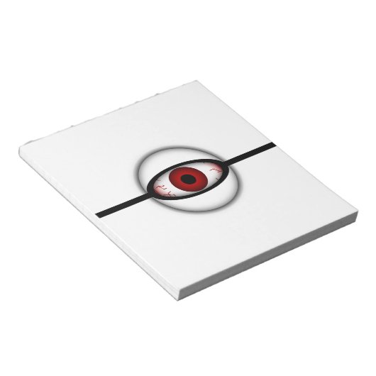 Spuk Augapulmonster Notizblock (angewinkelt)