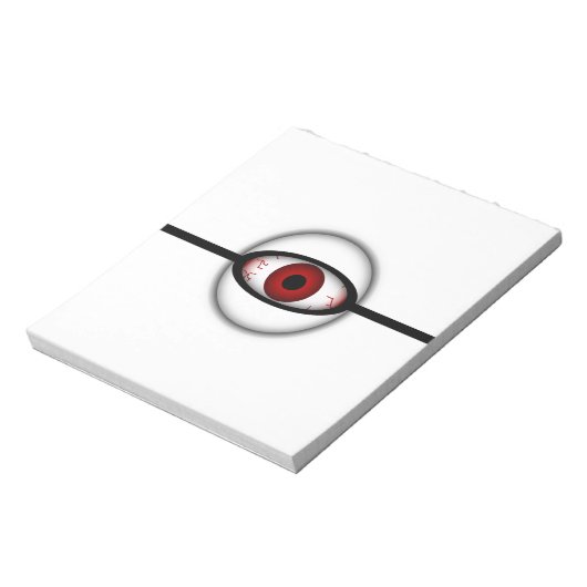 Spuk Augapulmonster Notizblock (Rotiert)
