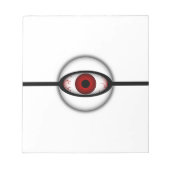 Spuk Augapulmonster Notizblock (Vorderseite)