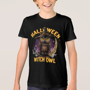 Spuk Augenbrauengrafik für magisches Halloween Tri-Blend Shirt