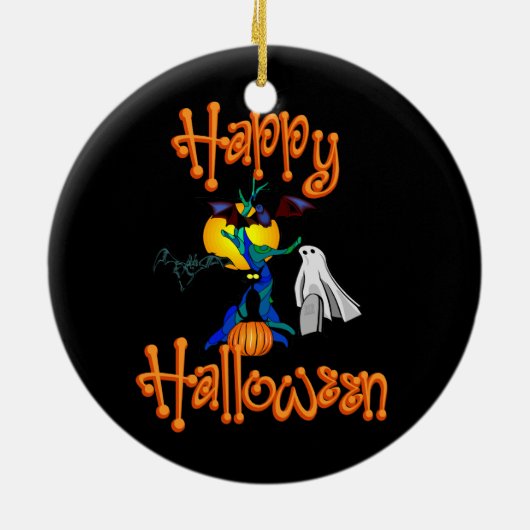 Spuk Baum Keramik Ornament (Hinten)