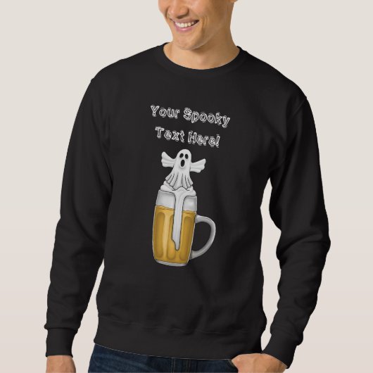 Spuk Bier Geist Sweatshirt (Vorderseite)