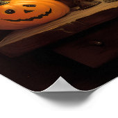 Spuk Blick auf die Hütte - Ghosted Window Scene Poster (Ecke)