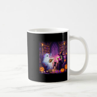 Spuk Bookstore Halloween Retro Booklet Witch Bo Kaffeetasse