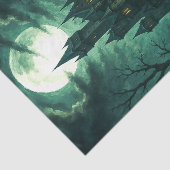 Spuk Burg Moonlit Gotische Dekoration Seidenpapier (Ausschnitt)