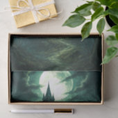 Spuk Burg Moonlit Gotische Dekoration Seidenpapier (Geschenk)