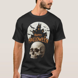 Spuk Burg Skull Halloween T-Shirt