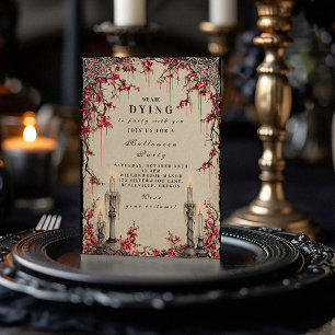 Spuk Candlelight Halloween-Ansammlung Einladung