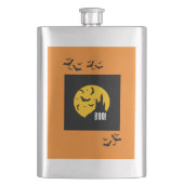 Spuk Castle Halloween Custom Classic Flask Flachmann (Vorderseite)