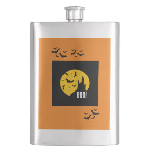 Spuk Castle Halloween Custom Classic Flask Flachmann