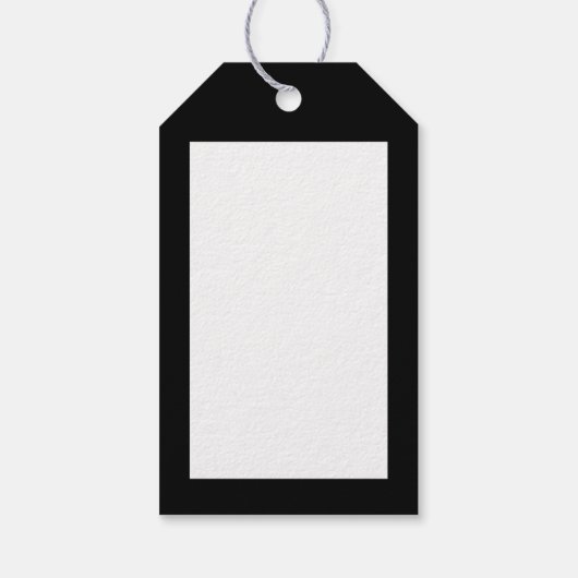 Spuk Castle Happy Halloween Geschenkanhänger (Rückseite)