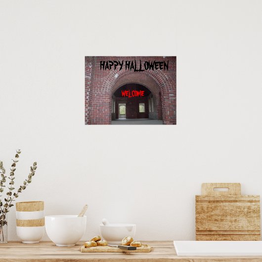 SPUK CASTLE-Plakat Poster (Küche)