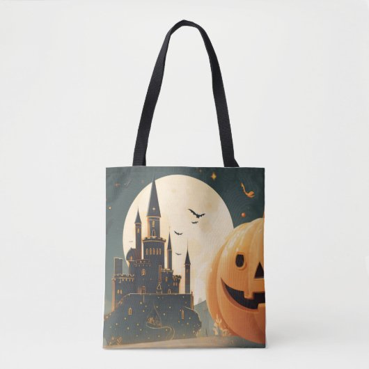 Spuk Castle Pumpkin Tasche (Vorderseite)