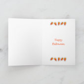 Spuk Cemetary Watercolor Halloween Card Karte (Innenseite)